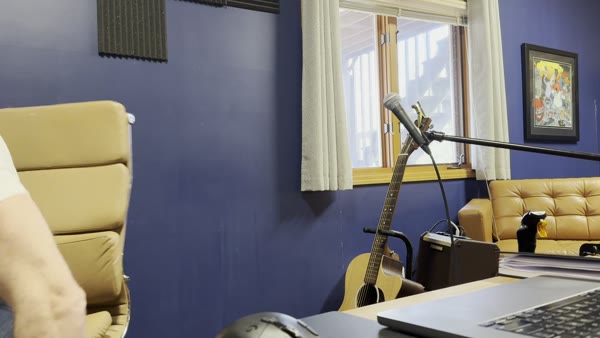 The blue room — home studio